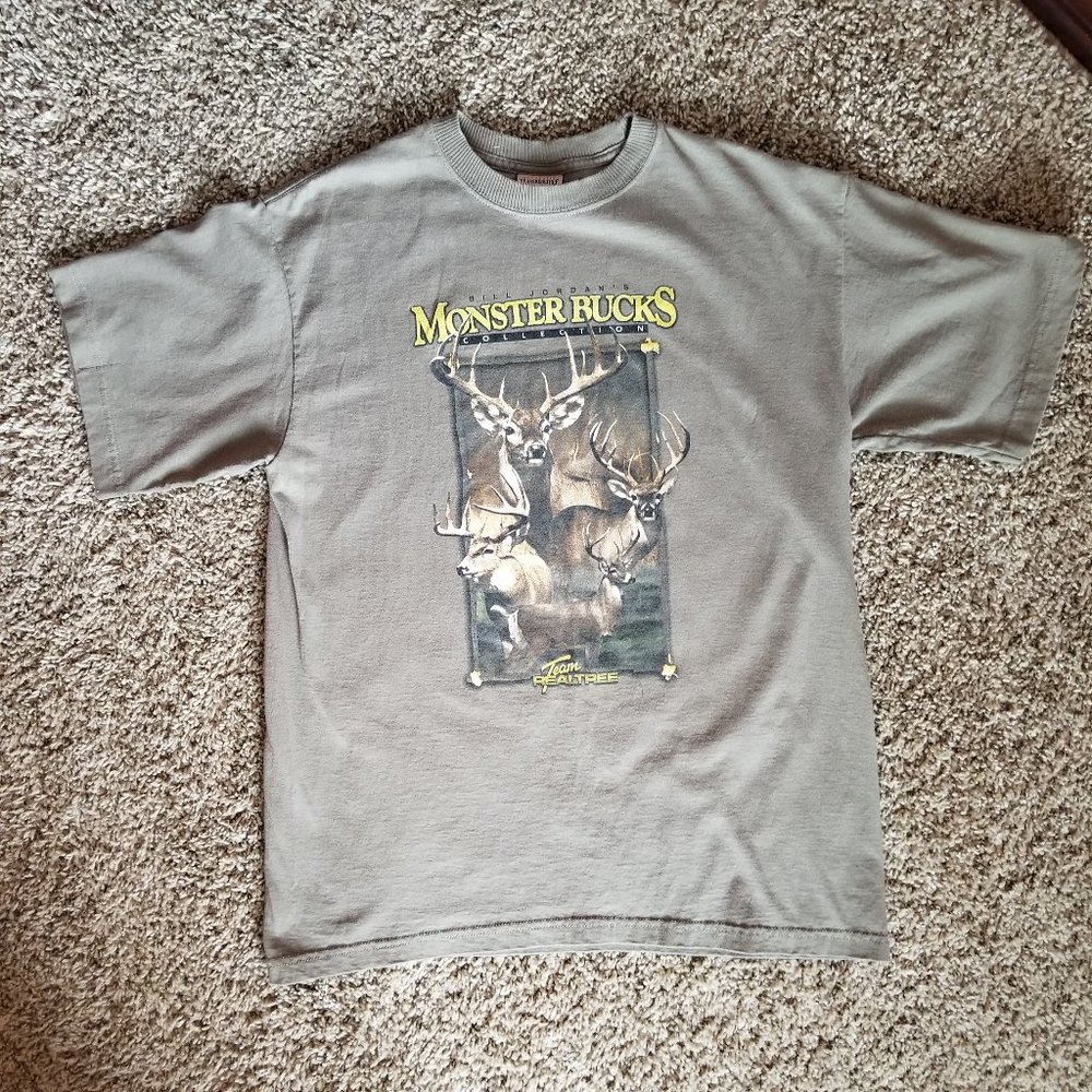 Vintage Early 00s Realtree Monster Bucks Shirt